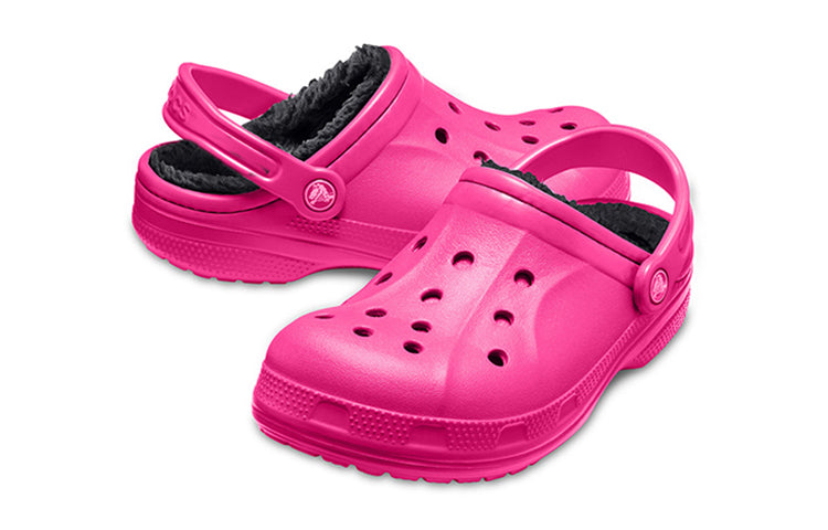 (GS) Crocs Ralen Lined Clogs 'Candy Pink Black' 16245-6X1