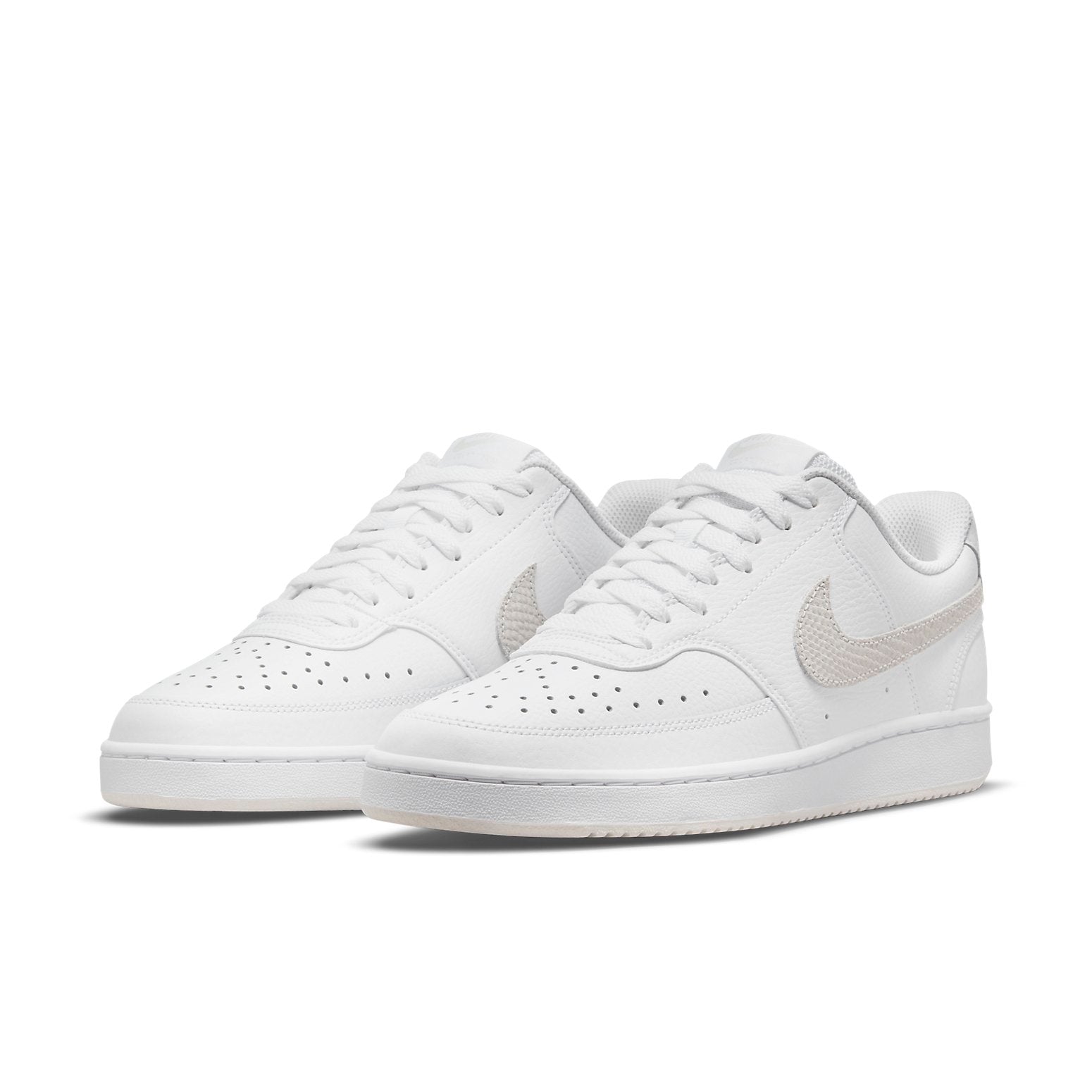 (WMNS) Court Vision Low Beige/White DO0778-100