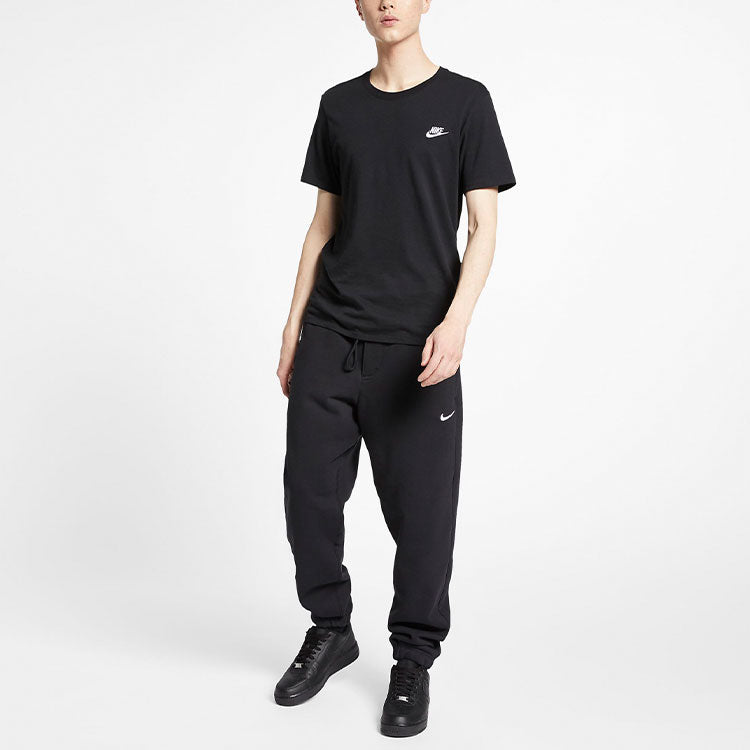 Men's Nike Embroidered Logo Fleece Casual Sports Pants/Trousers/Joggers AV8279-010