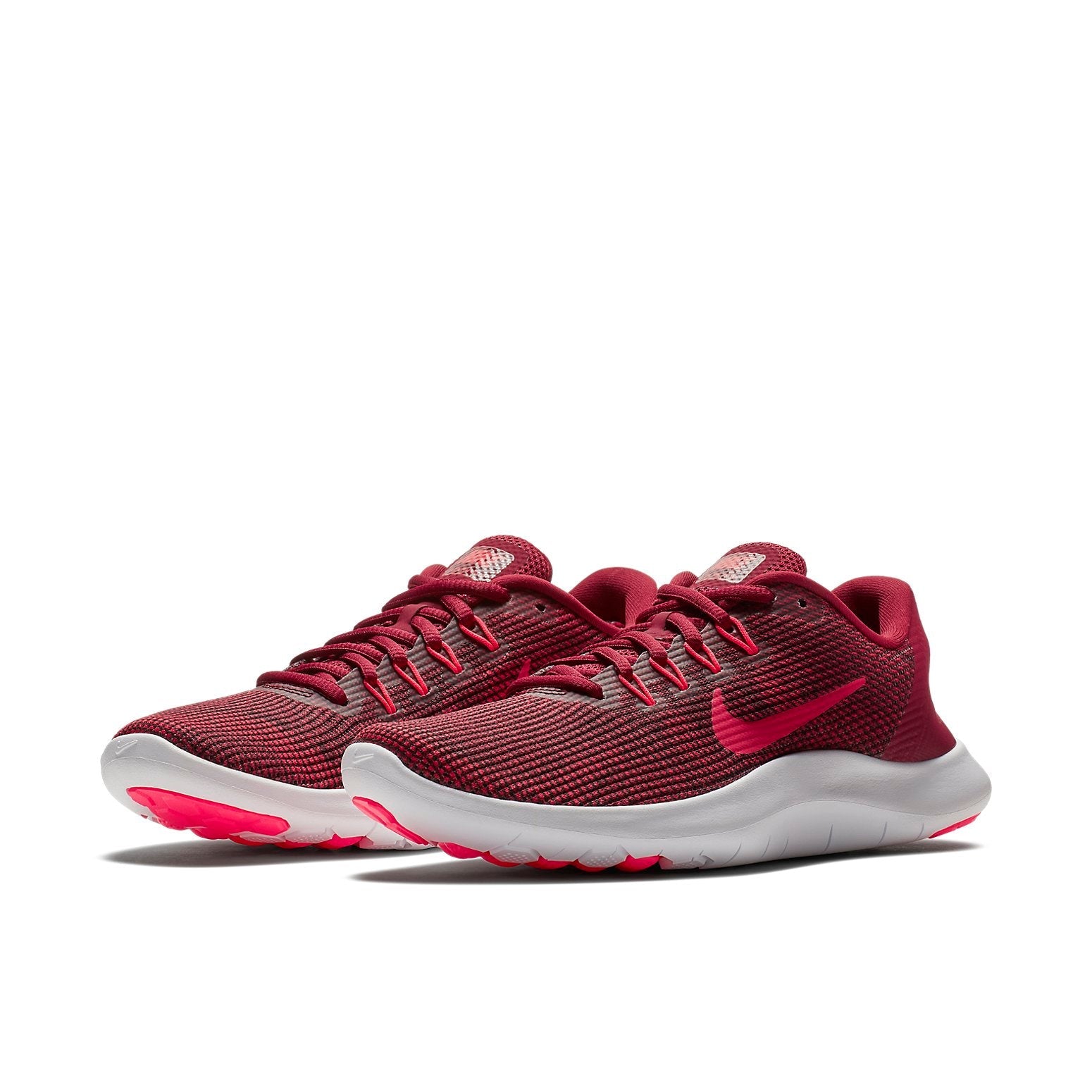 (WMNS) Nike Flex 2018 RN White/Red AA7408-600