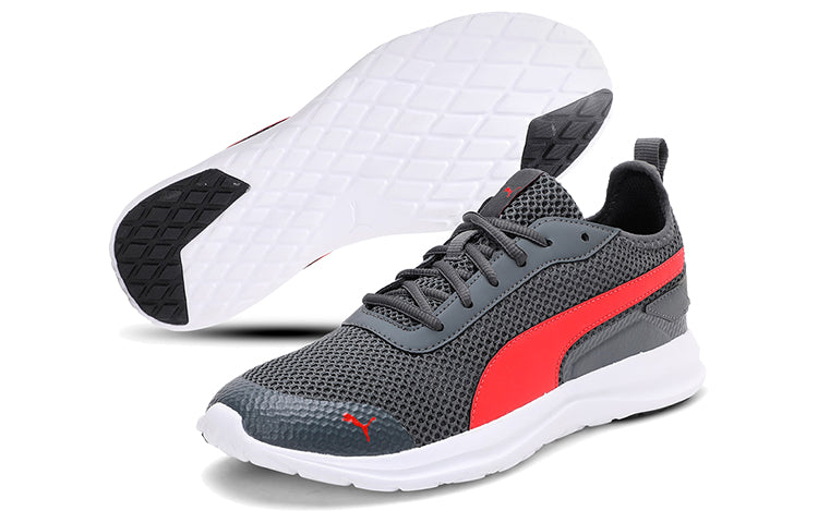 PUMA Manitoba IDP Shoes Grey/White/Red 372580-04