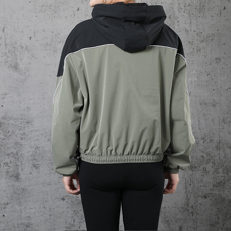 (WMNS) adidas Wb Color Jacket Black-Green FM9323