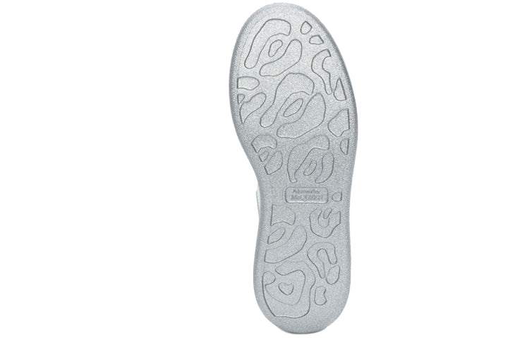 (WMNS) Alexander McQueen Oversized Sneaker 'White Silver' 553770WHWKV9071