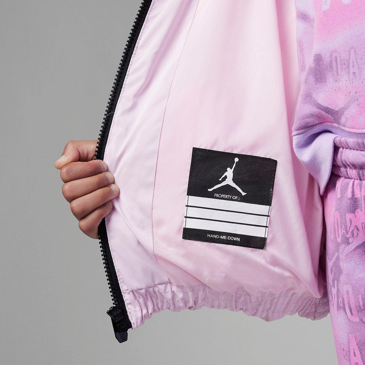(PS) Air Jordan Jumpman Tape Jacket 'Pink' FB9263-663