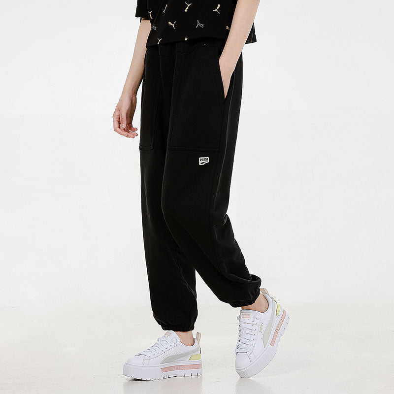 (WMNS) PUMA Sports Running Breathable Long Pants Black 533054-01
