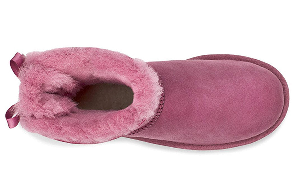 (WMNS) UGG Bailey Bow II Pink Red 1016225-DDR