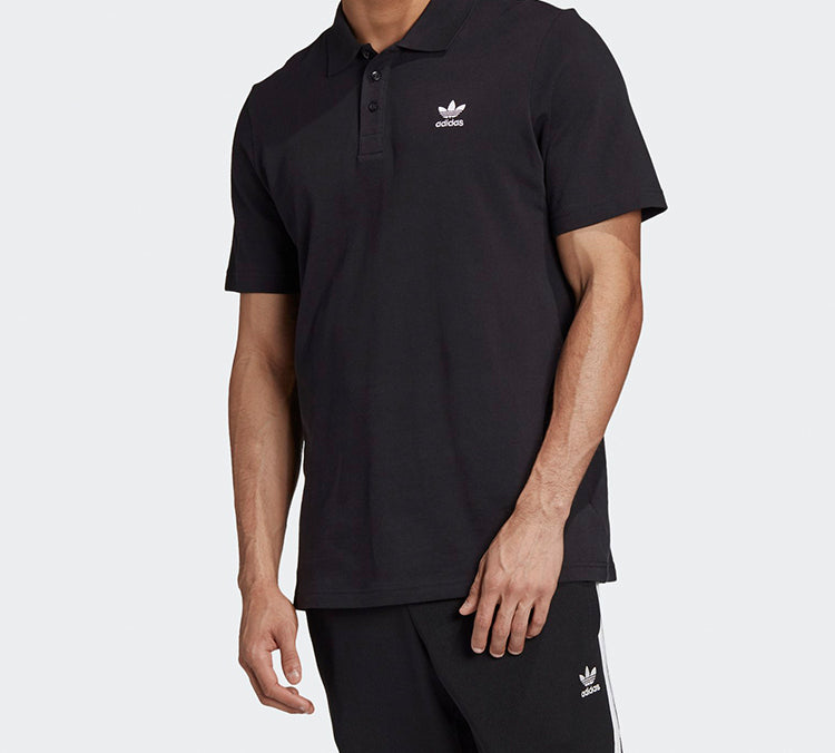 adidas originals Casual Sports Short Sleeve Polo Shirt Black GD2551