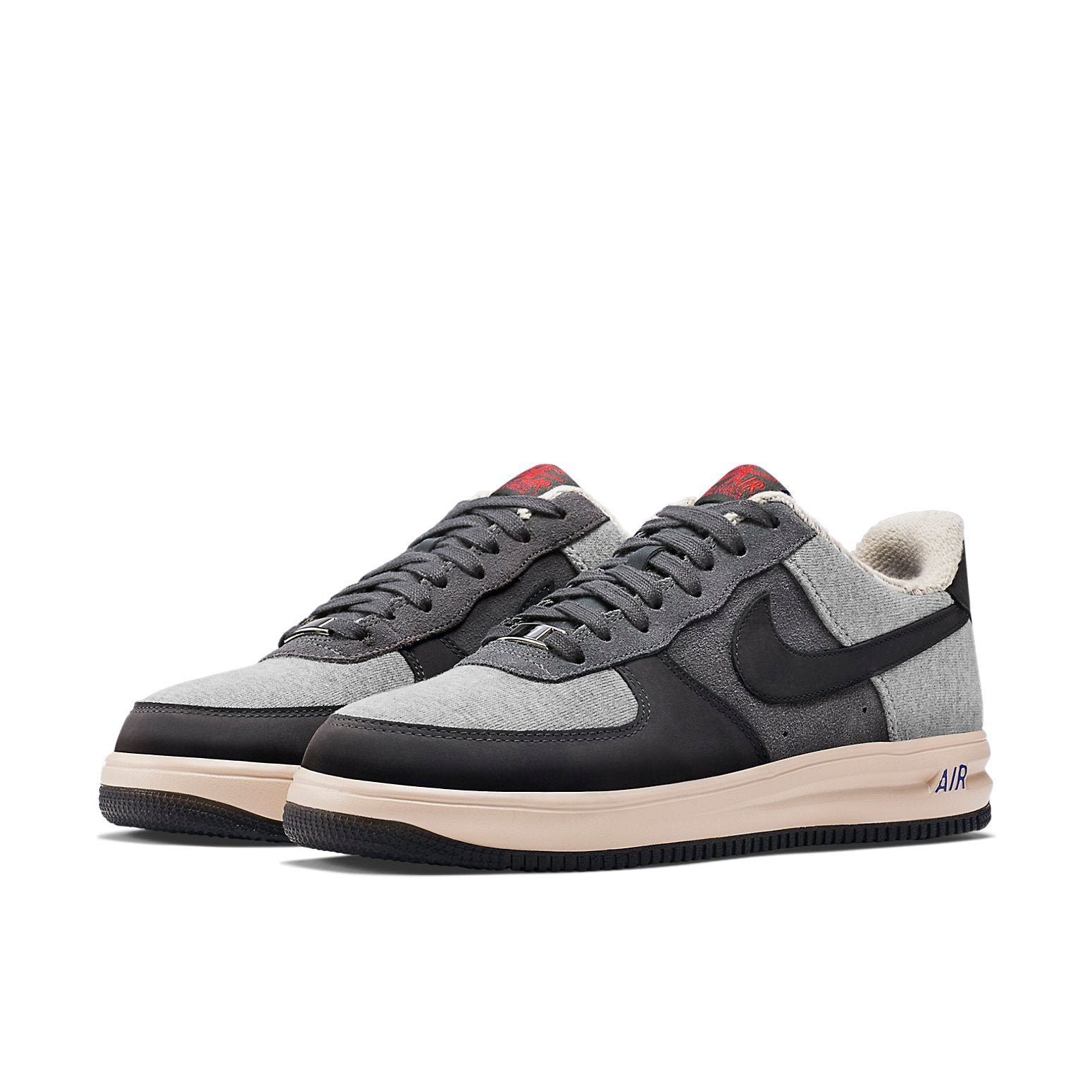 Nike Lunar Force 1 Loop Wheeler QS 'Grey Heather Anthracite Dark Grey Sand' 728937-002