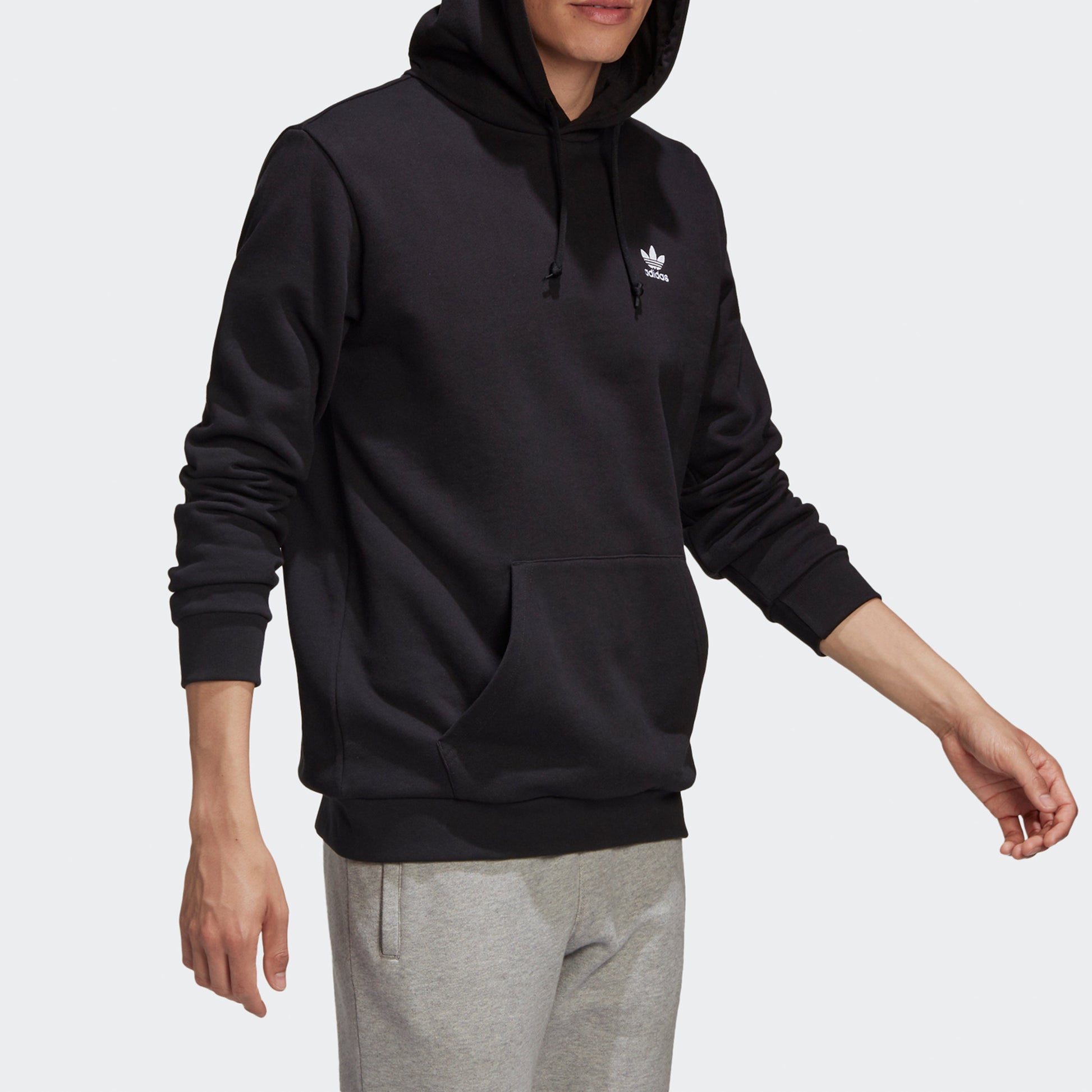 adidas originals logo Printing Loose Sports Black GE0795