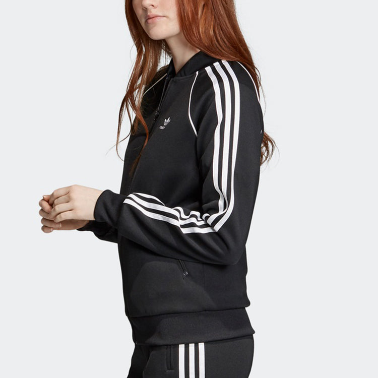 (WMNS) adidas originals SST TT Sports Long Sleeves Jacket Black CE2392