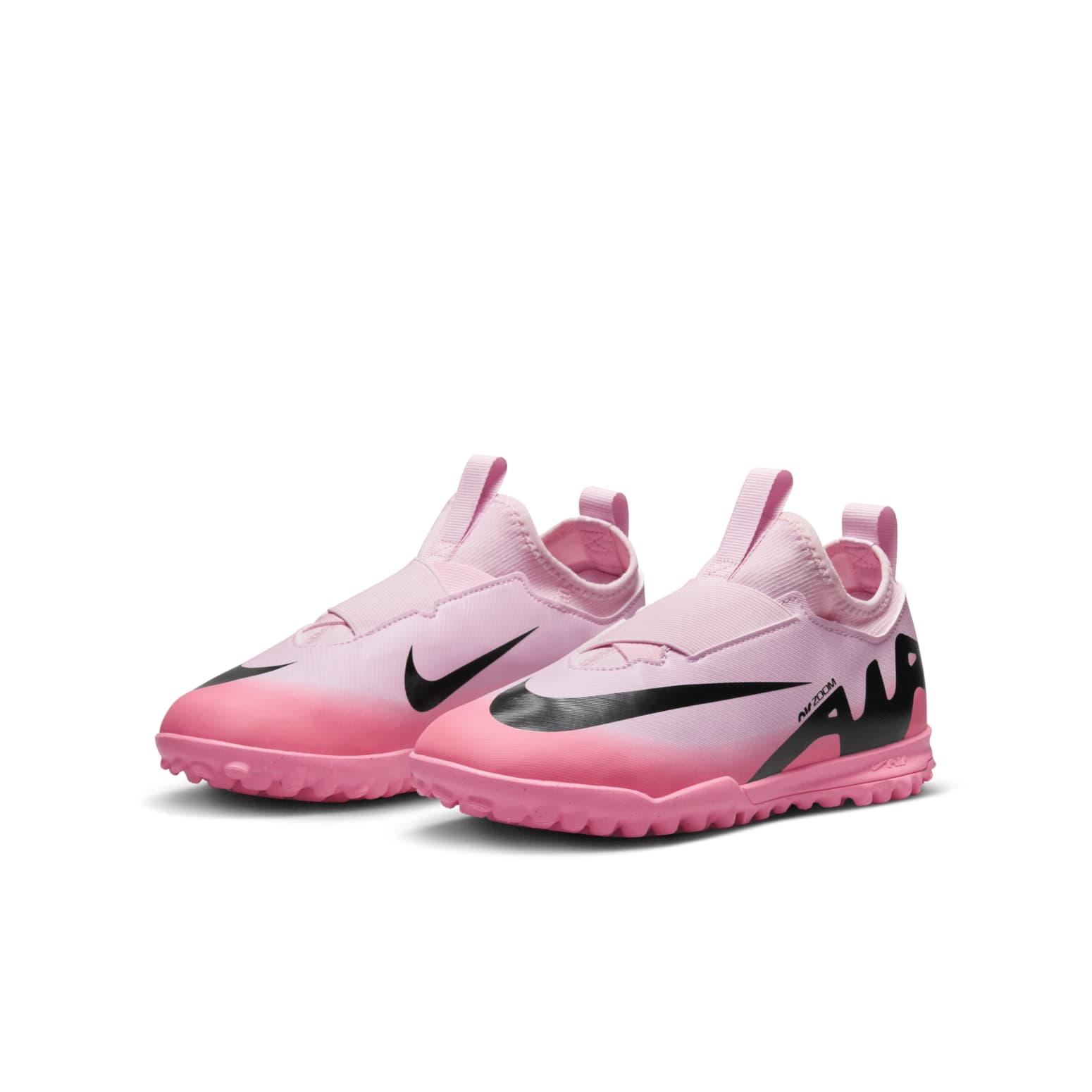 (GS) Nike Zoom Mercurial Vapor 15 Academy TF 'Pink Black' DJ5621-601