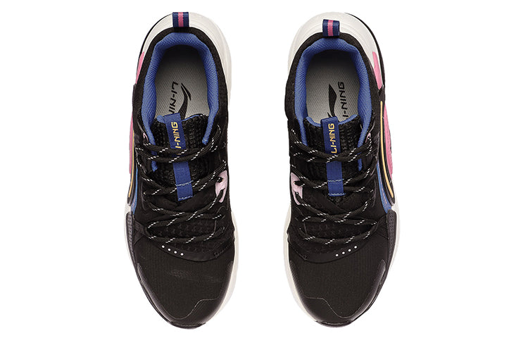 (WMNS) Li-Ning Starfire 'Black White Pink' AGLR018-3