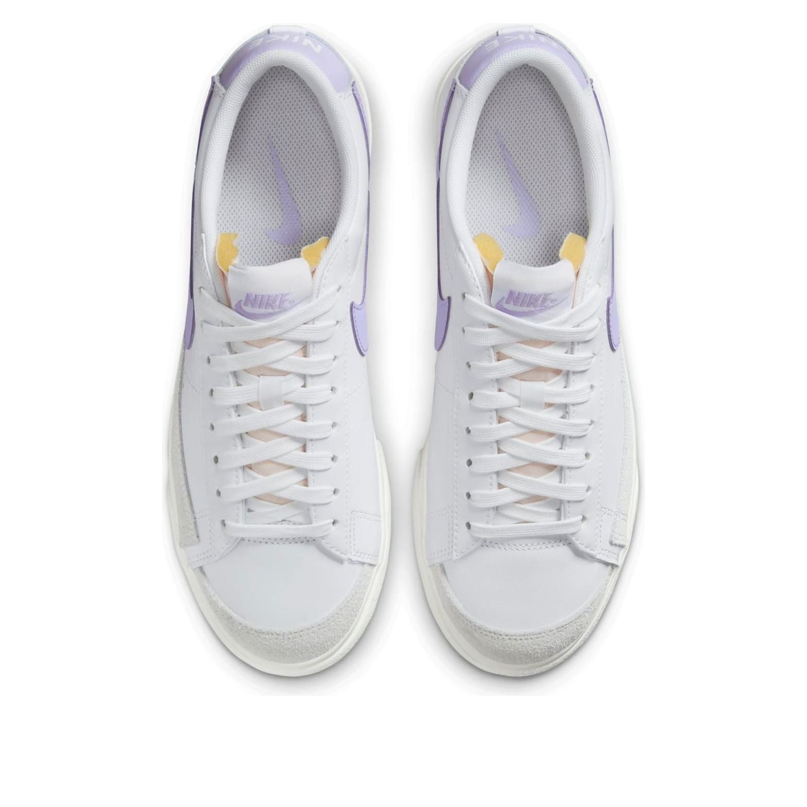 (WMNS) Nike Blazer Low Platform 'White Lilac Bloom' DJ0292-114