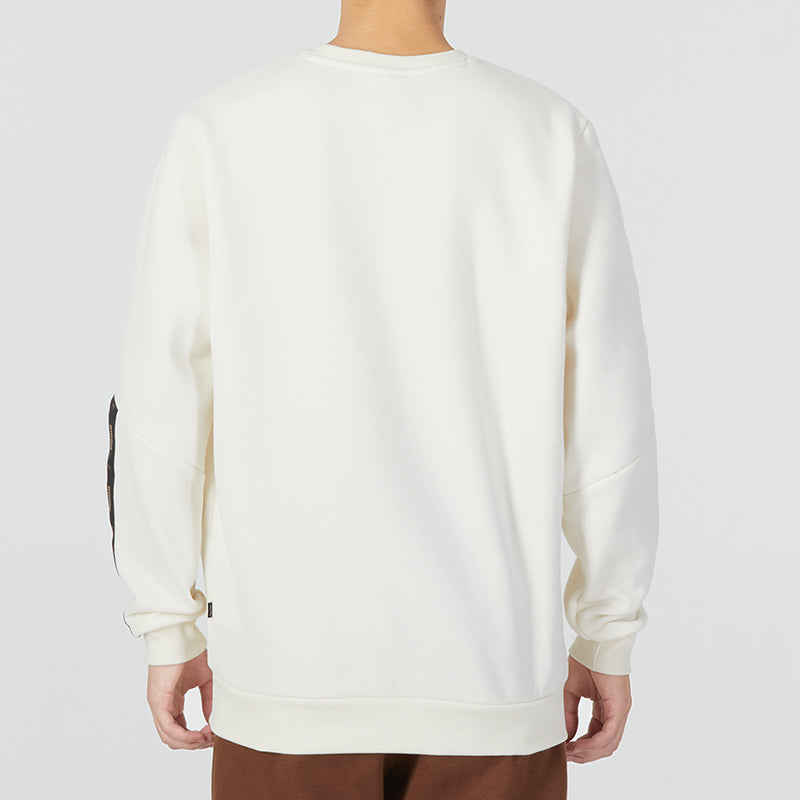 PUMA Ess Metallic Logo Sweater 'White' 674346-65