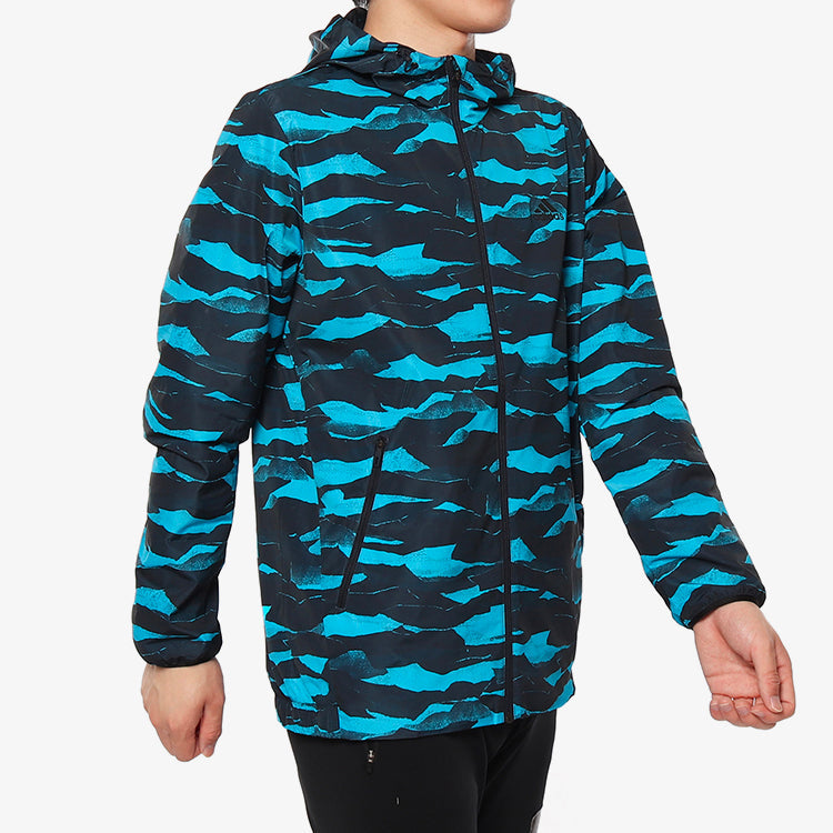 adidas Camouflage Windproof Sports Jacket Blue DW4656