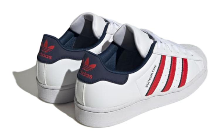 (GS) adidas Superstar 'White Scarlet Indigo' IG0249