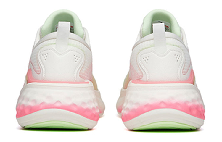 (WMNS) ANTA Running Series Sneakers 'White Green Pink' 122145556S-6