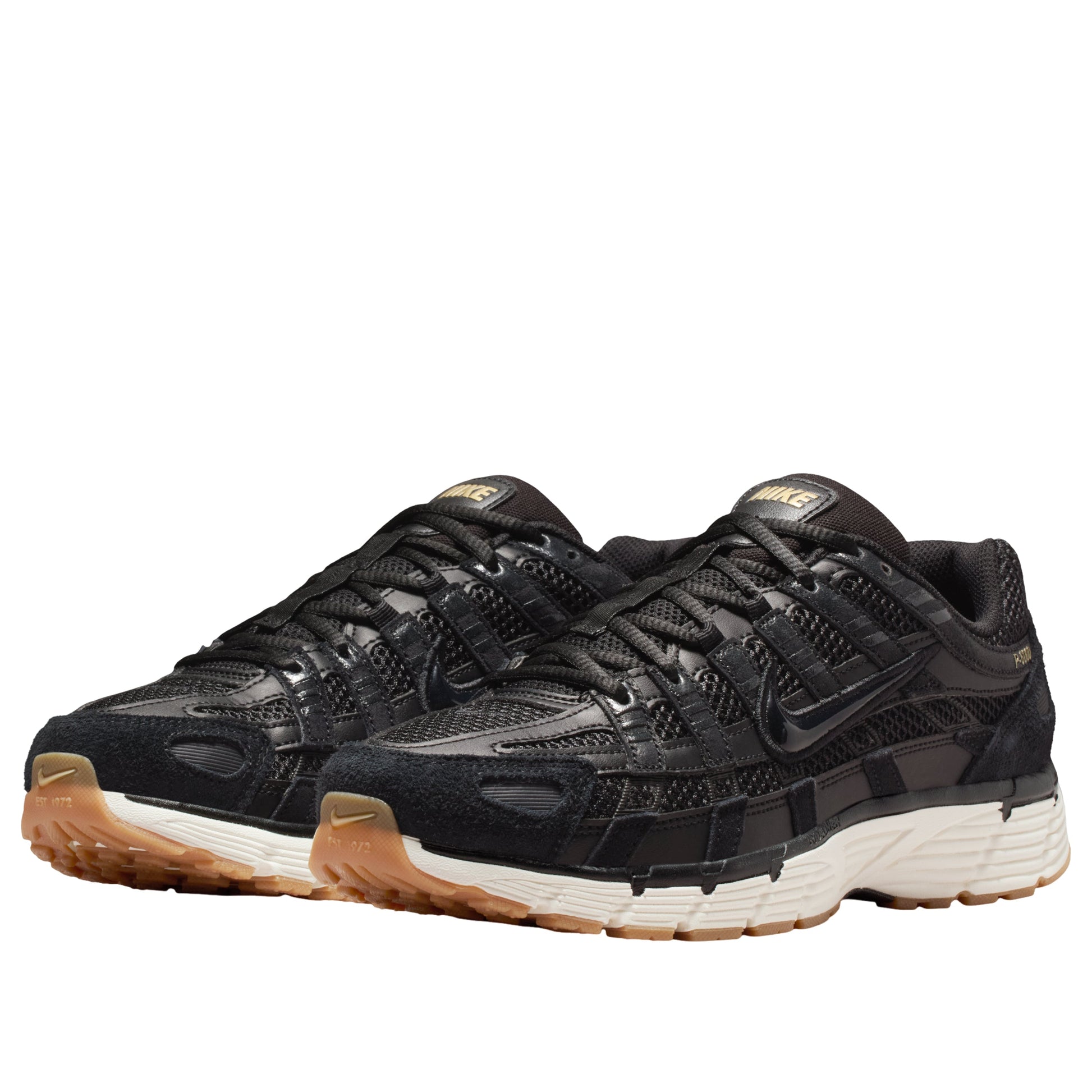 Nike P-6000 Suede 'Black Metallic Gold Grain Sail' HF0015-001