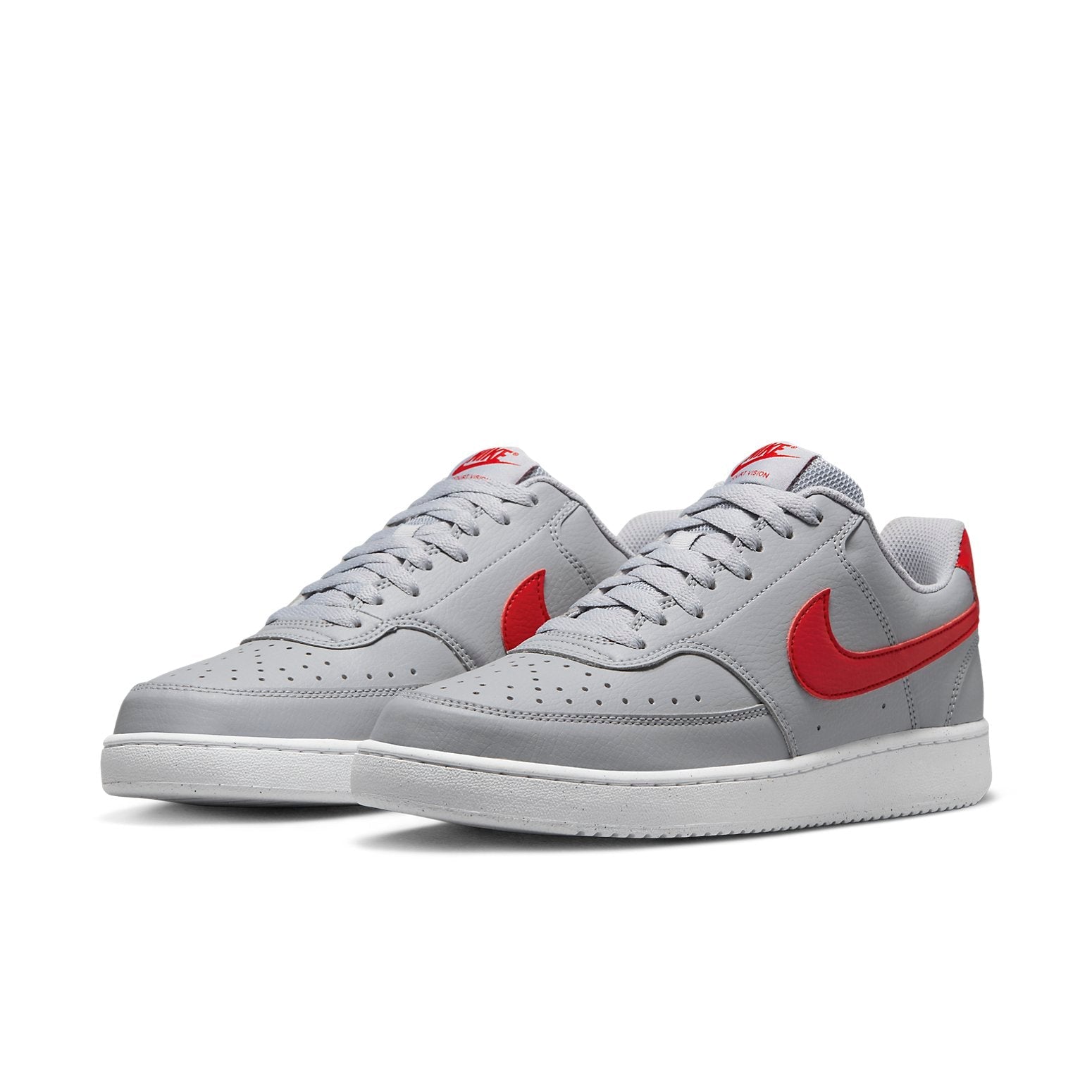 Nike Court Vision Low Next Nature 'Wolf Grey University Red' DH2987-004