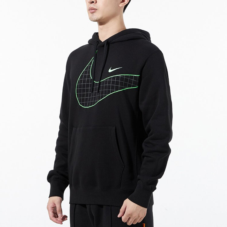 Men's Nike Large Logo Printing Sports Knit Black DO6936-010