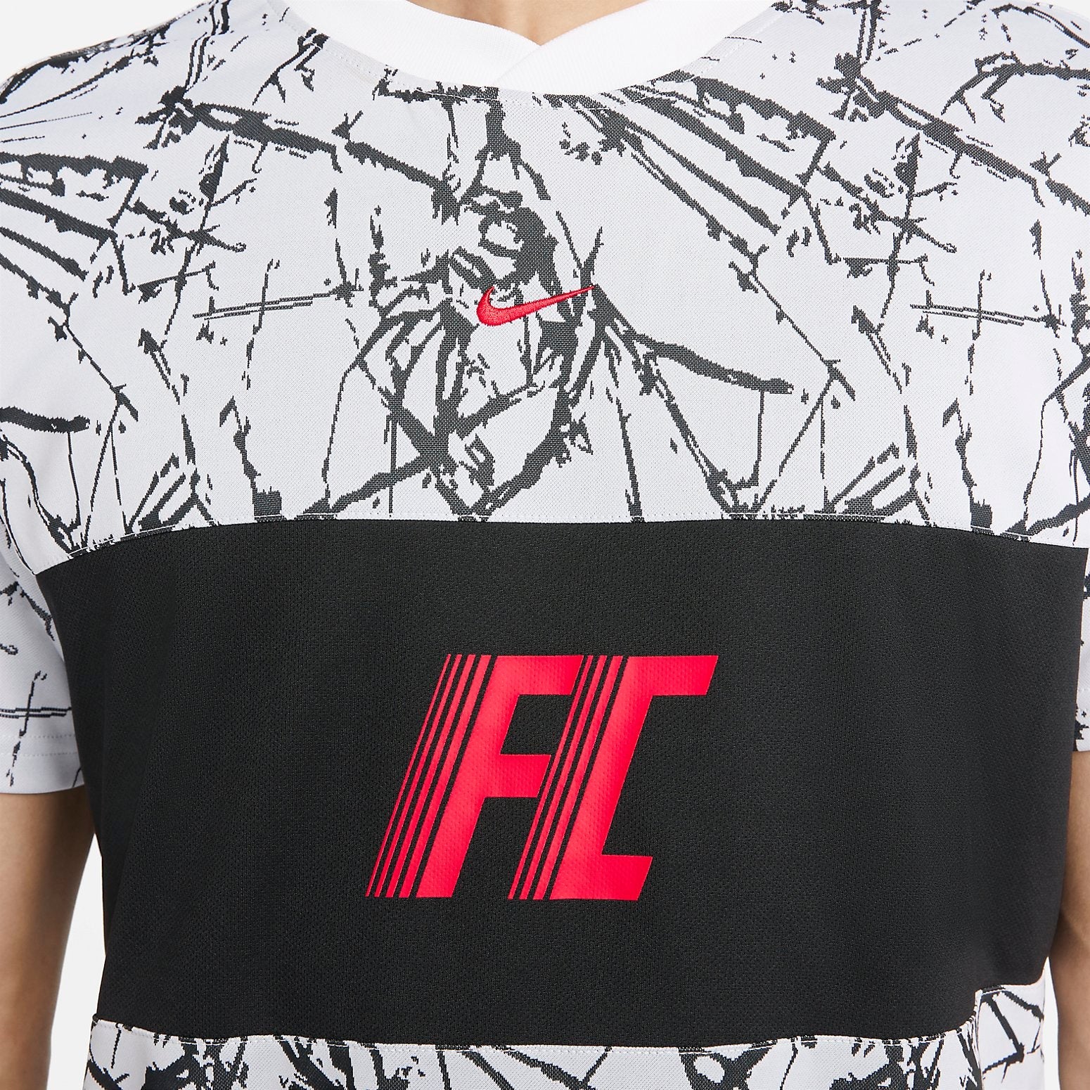Nike Dri-FIT F.C. Short Sleeve Soccer Jersey 'White' DV9770-100