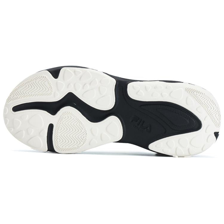 (WMNS) FILA FUSION FLASH Sneakers 'Black White' T12W331103FPB