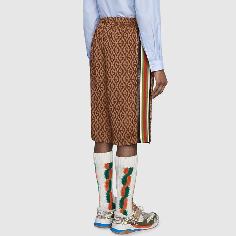 Men's Gucci Rhombus Pattern Casual Multicolor Shorts 595521-XJBOV-2100