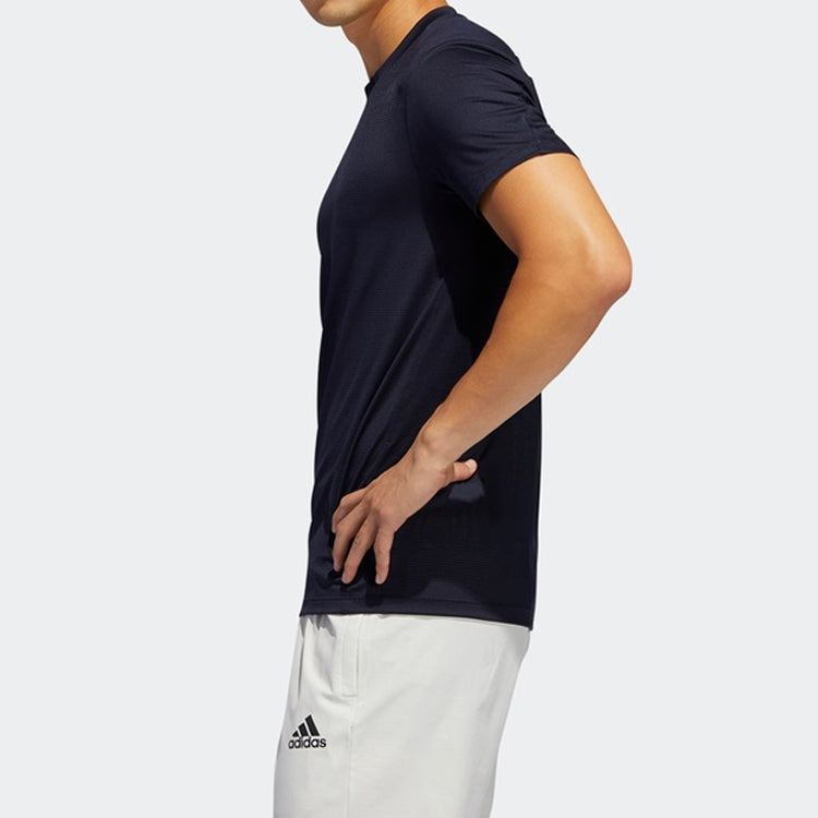 adidas Kenta Rise Tee Training Sports Short Sleeve Blue FJ6133