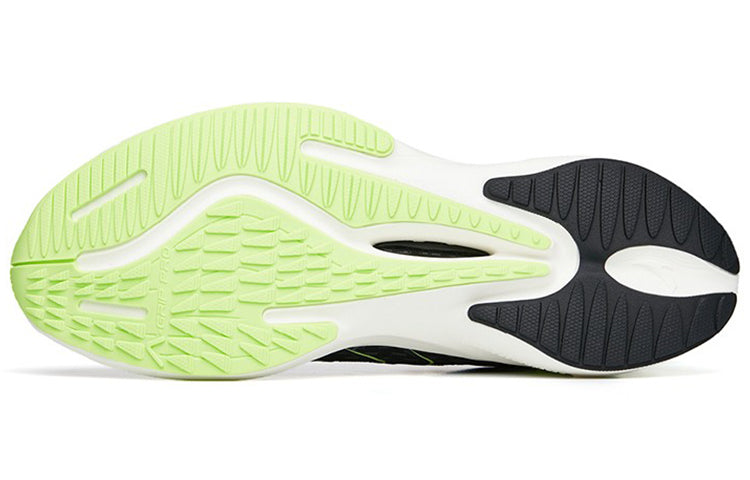 ANTA Wormhole Tech Running Shoes 'Black White Green' 112225585-7
