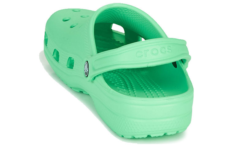 Crocs Classic Outdoor Flat Heel Sports Slippers Green 10001-3U3