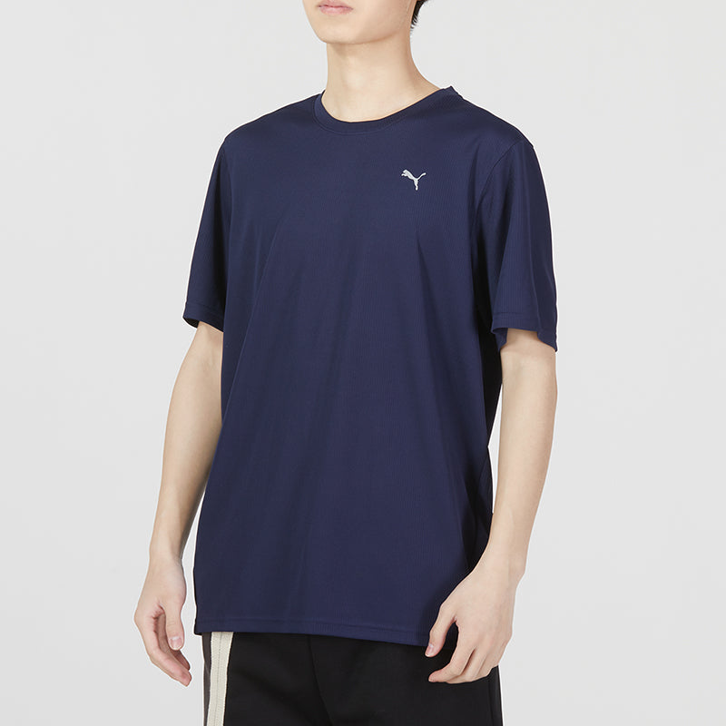 PUMA Training Logo T-Shirt 'Navy' 520759-06