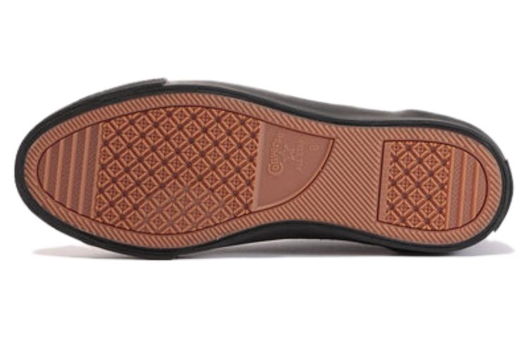 Converse Chevron & Star Moccasins Skateboarding Ox 'Black' 34201151