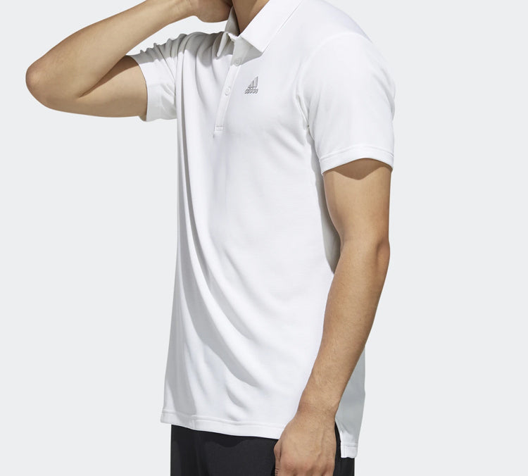 adidas originals Casual Sports Short Sleeve Polo Shirt White FK1417