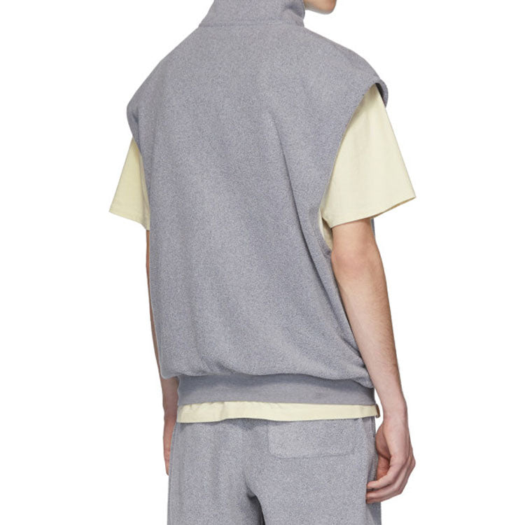 Fear of God Essentials Polar Fleece Vest 'Grey' 201161M185015