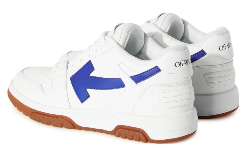 Off-White Out Of Office Low-Top Sneakers 'White Blue Brown' OMIA189F23LEA0030169
