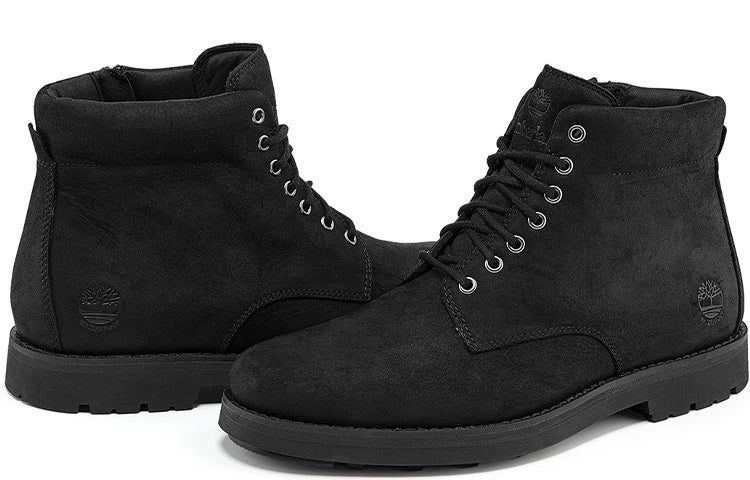 Timberland Alden Brook Side Zip Boots 'Black Full Grain' A44ZNW