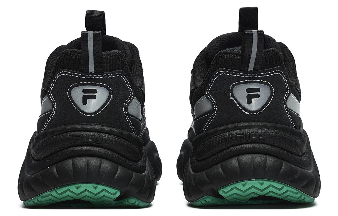 (WMNS) FILA FUSION Conch Sneakers 'Black' T12W241113FBC