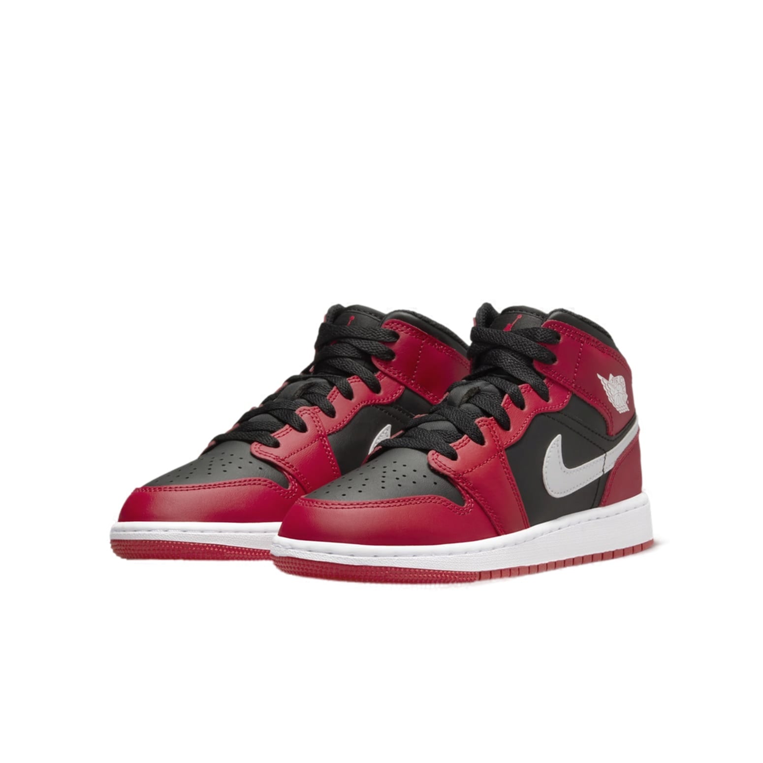 (GS) Air Jordan 1 Mid 'Gym Red Black White' DQ8423-061