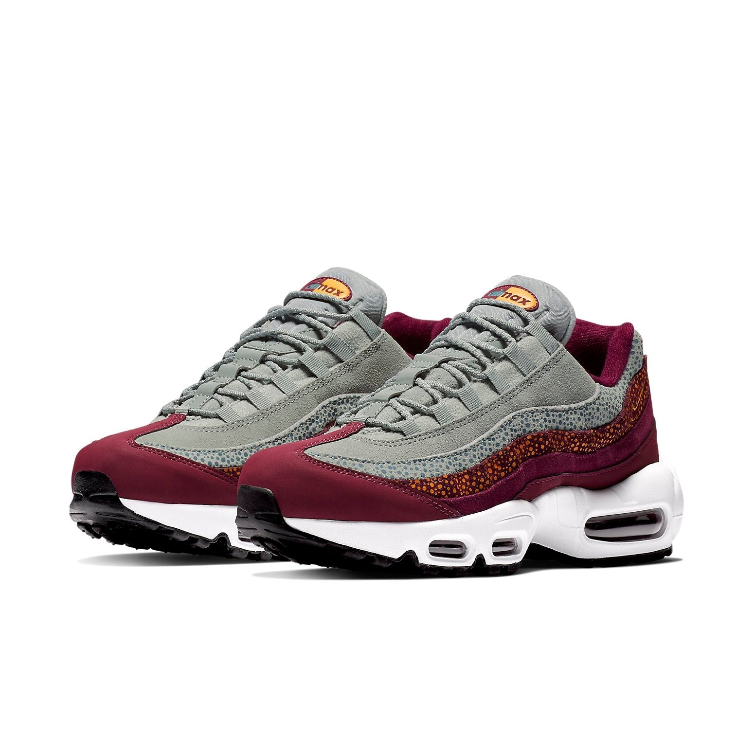 (WMNS) Nike Air Max 95 Premium 'Bordeaux Yellow' 807443-601