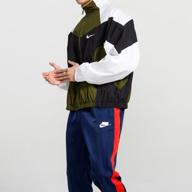 Nike Sportswear Woven Jacket Sports Athleisure Running Jogging Army green BV5211-331