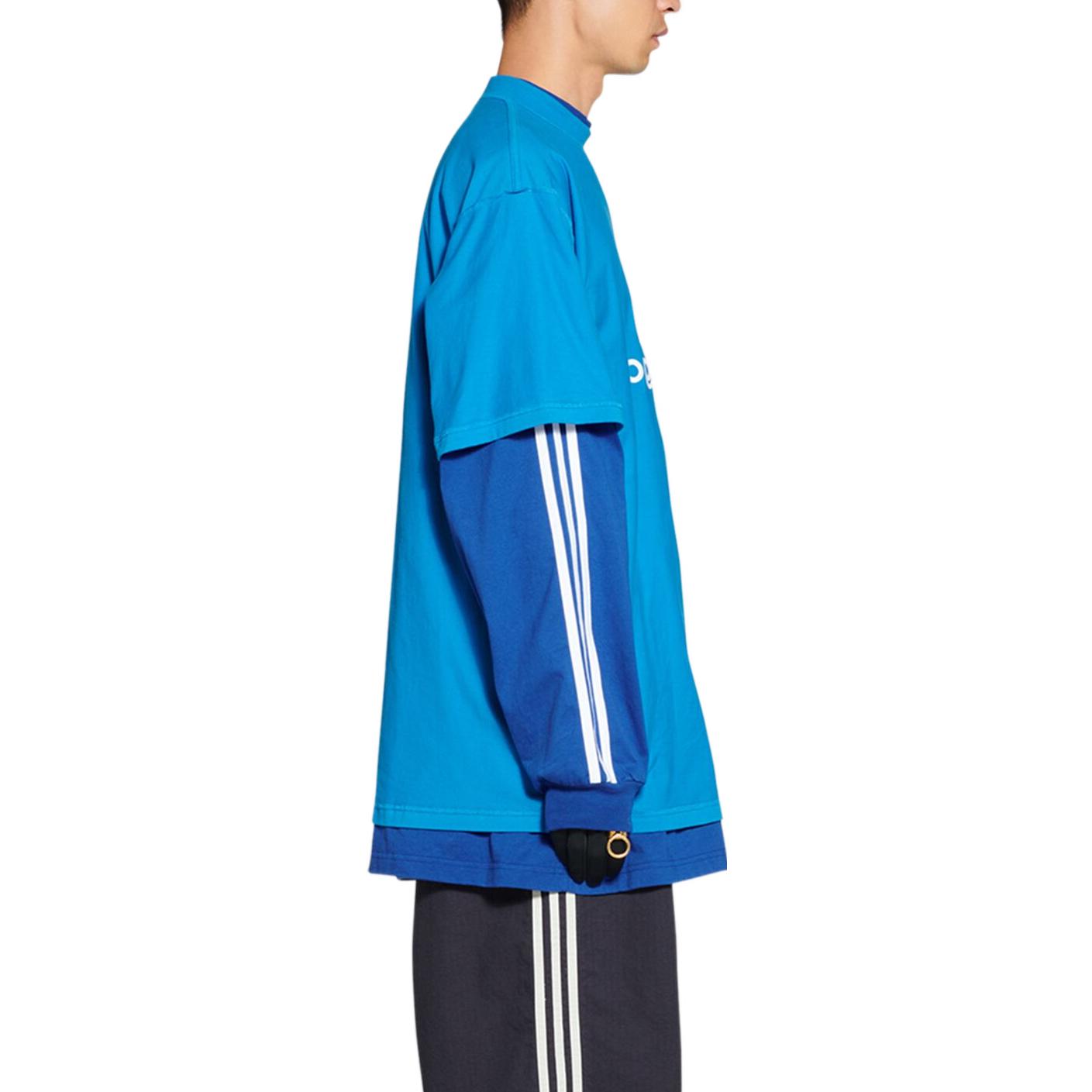 Balenciaga x adidas Oversized T-Shirt 'Blue' 731769TNVP34024