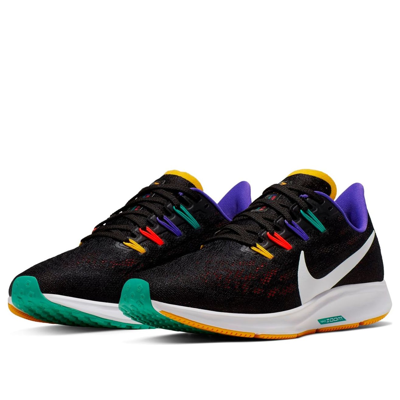 (WMNS) Nike Air Zoom Pegasus 36 'Black Multi' CK0820-001