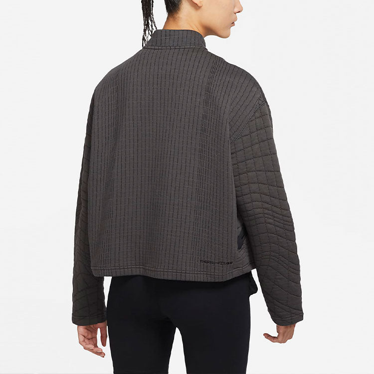(WMNS) Nike SS22 Full-length zipper Cardigan Jacket Gray DD4633-060