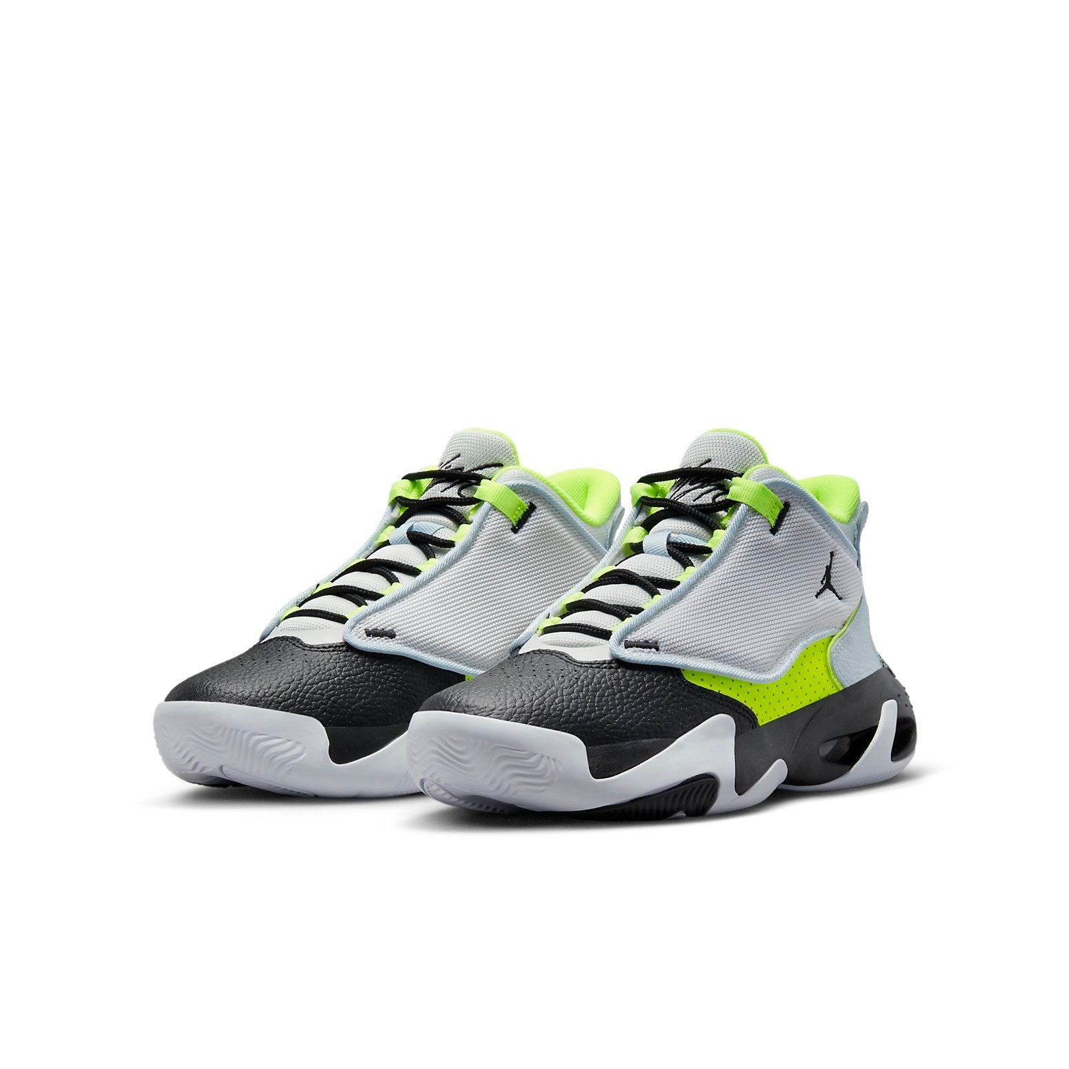 (GS) Air Jordan Max Aura 4 'Platinum Black Volt' DV3175-017