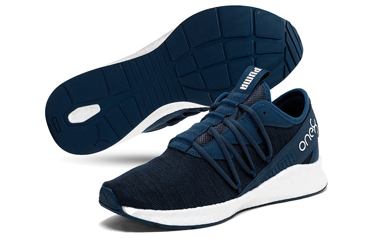 PUMA x One8 Virat Kohli Nrgy Star Knit Low-top Running Shoes White/Blue 193327-03