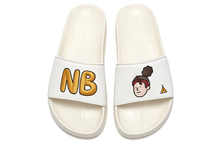 (WMNS) New Balance x Jeon Sun-day Slippers 'White' SD1101JHW