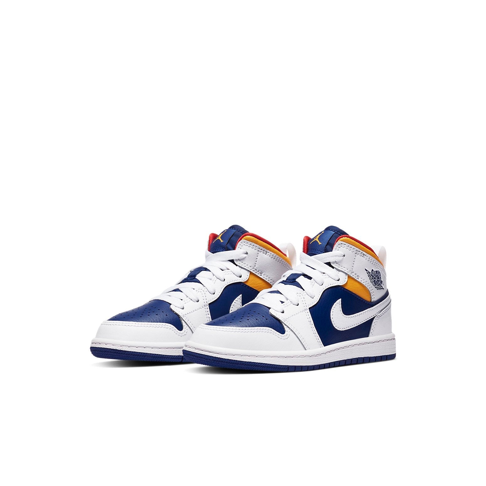 (PS) Air Jordan 1 Mid 'White Dark Blue' 640734-131