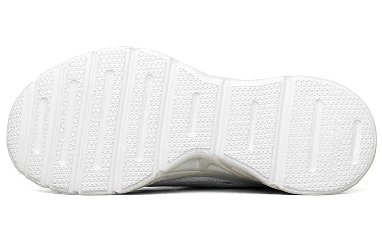 (WMNS) Skechers Glide-Step Sport Low-Top Running Shoes White/Silver 149324-WSL