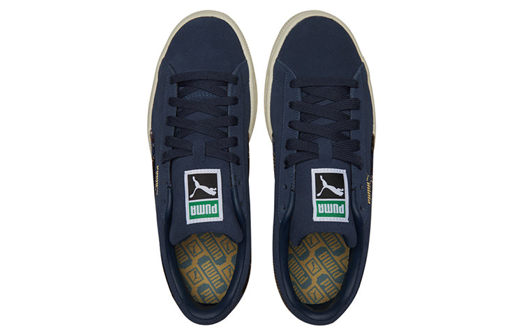 PUMA Unisex Suede Classic Flannel Sneakers Blue 384605-02