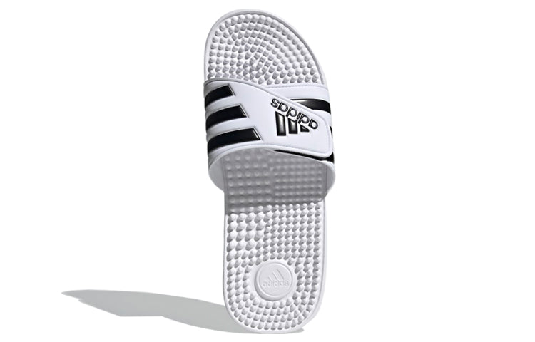 adidas Adissage Slides 'White Black' F35573